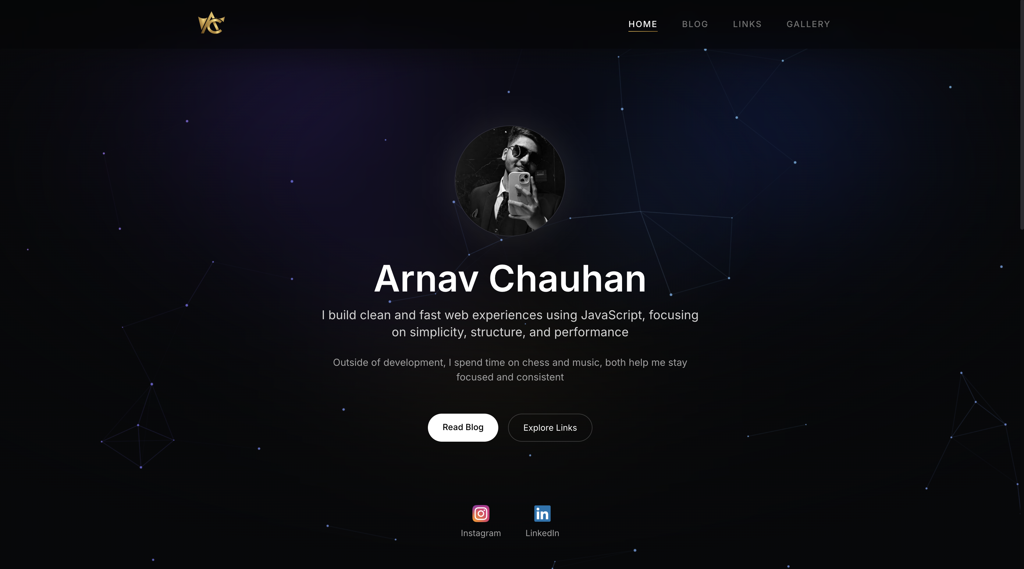 arnavchauhan.in preview